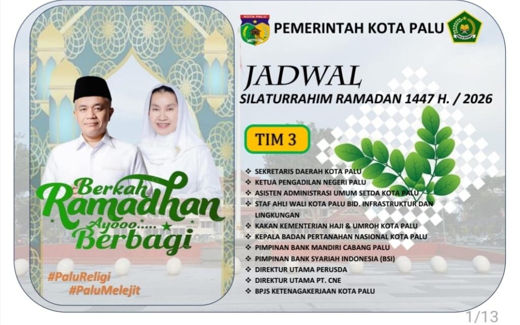 Safari Ramadhan Wali Kota Palu